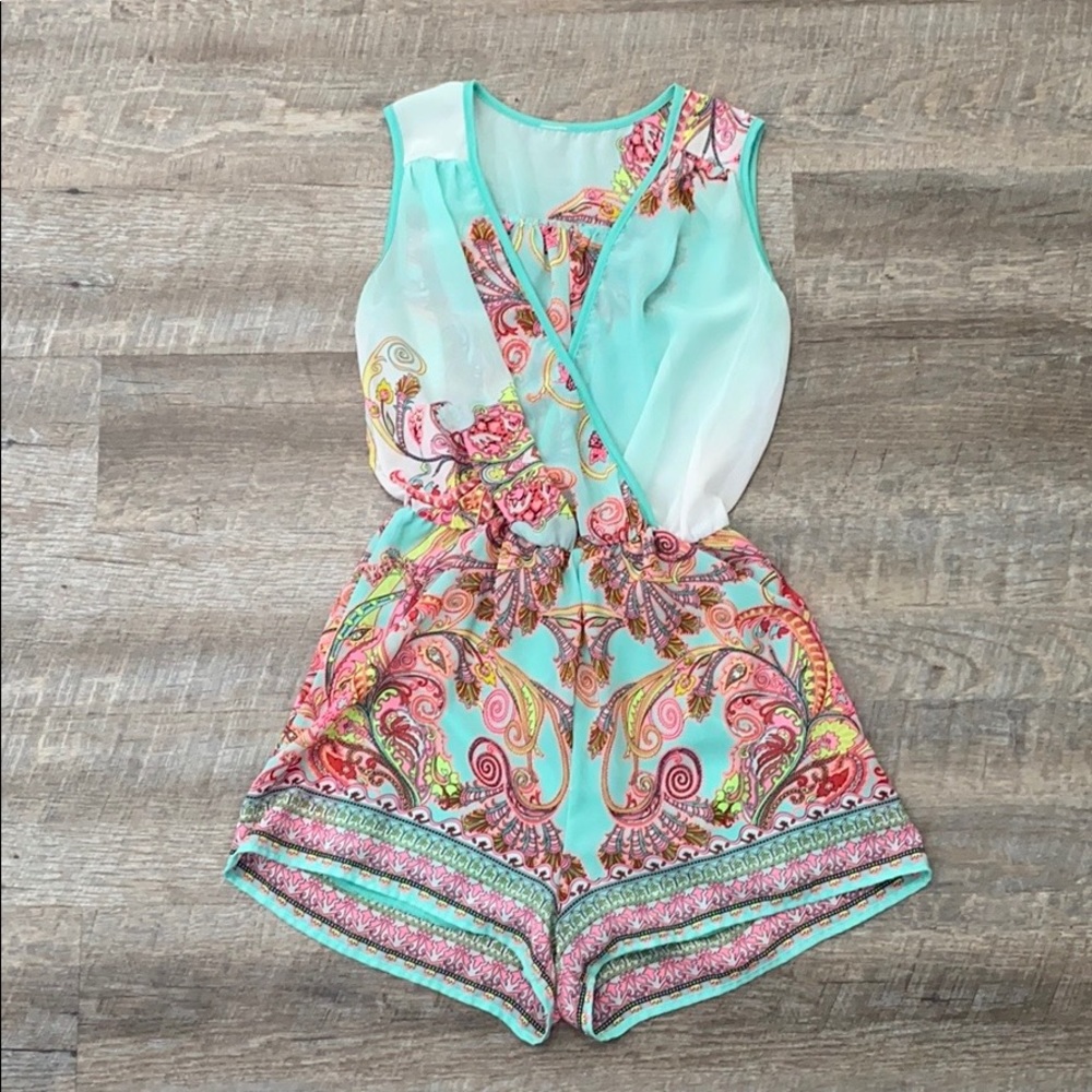 🔥Jumper Abstract Shorts Jumpsuit Bottoms Summer